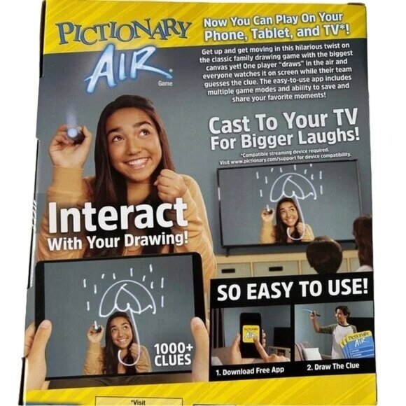 New Pictionary Draw Air Family and Friends Game - Picture 4 of 8